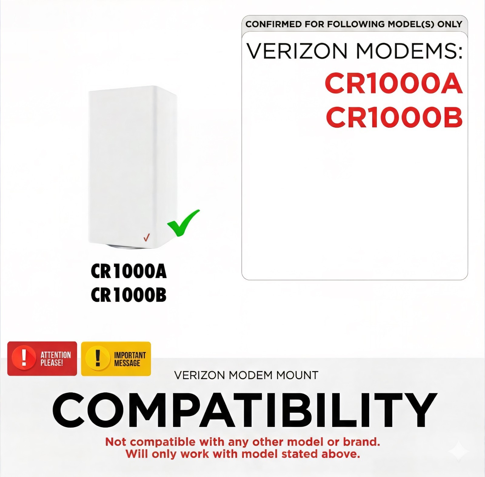 Wall Mount Bracket Compatible with Verizon Fios Router CR1000A