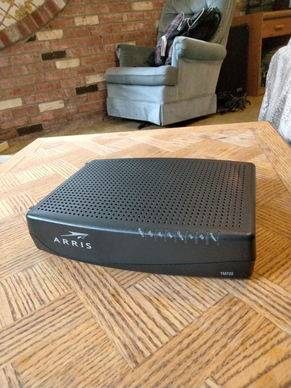 Arris TM722 Telephony Modem DOCSIS 3.0 Reverse Compatability | No Power Cable