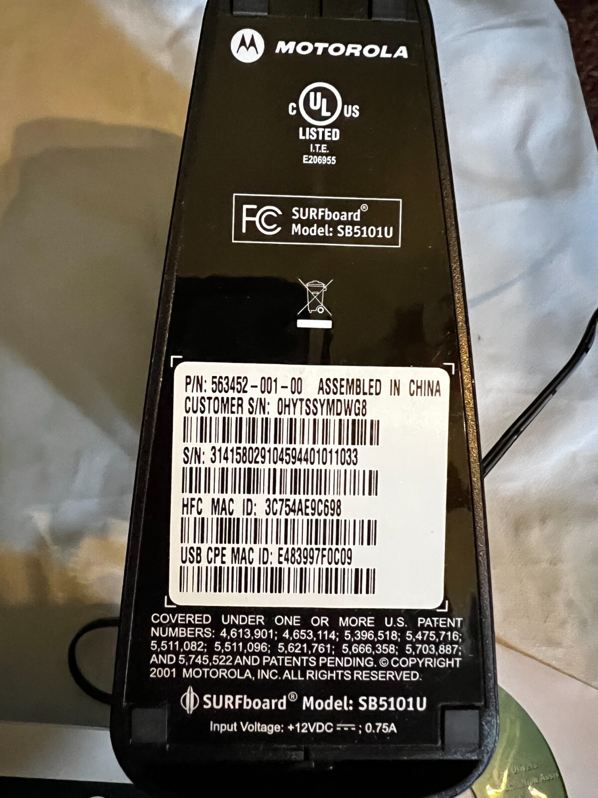 Motorola SURFboard SB5101U