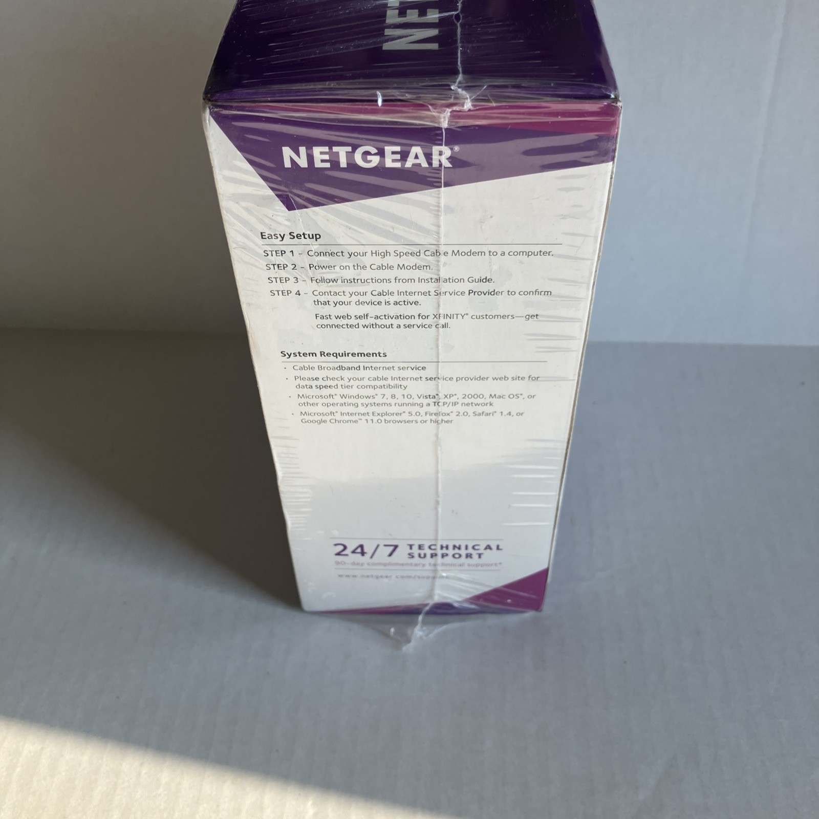 NEW Netgear High Speed Cable Modem Model CM500 – SEALED!