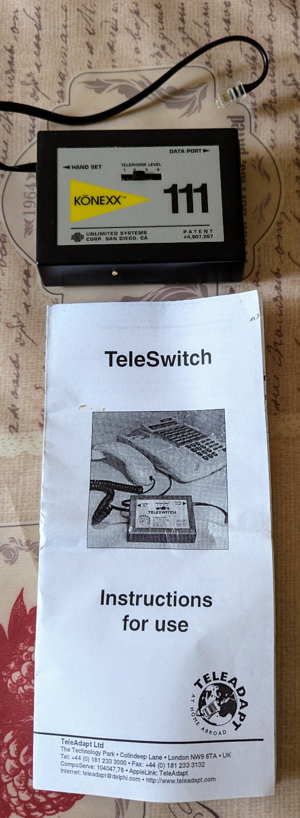 KONEXX 111 – Teleswitch & PBX Adataper