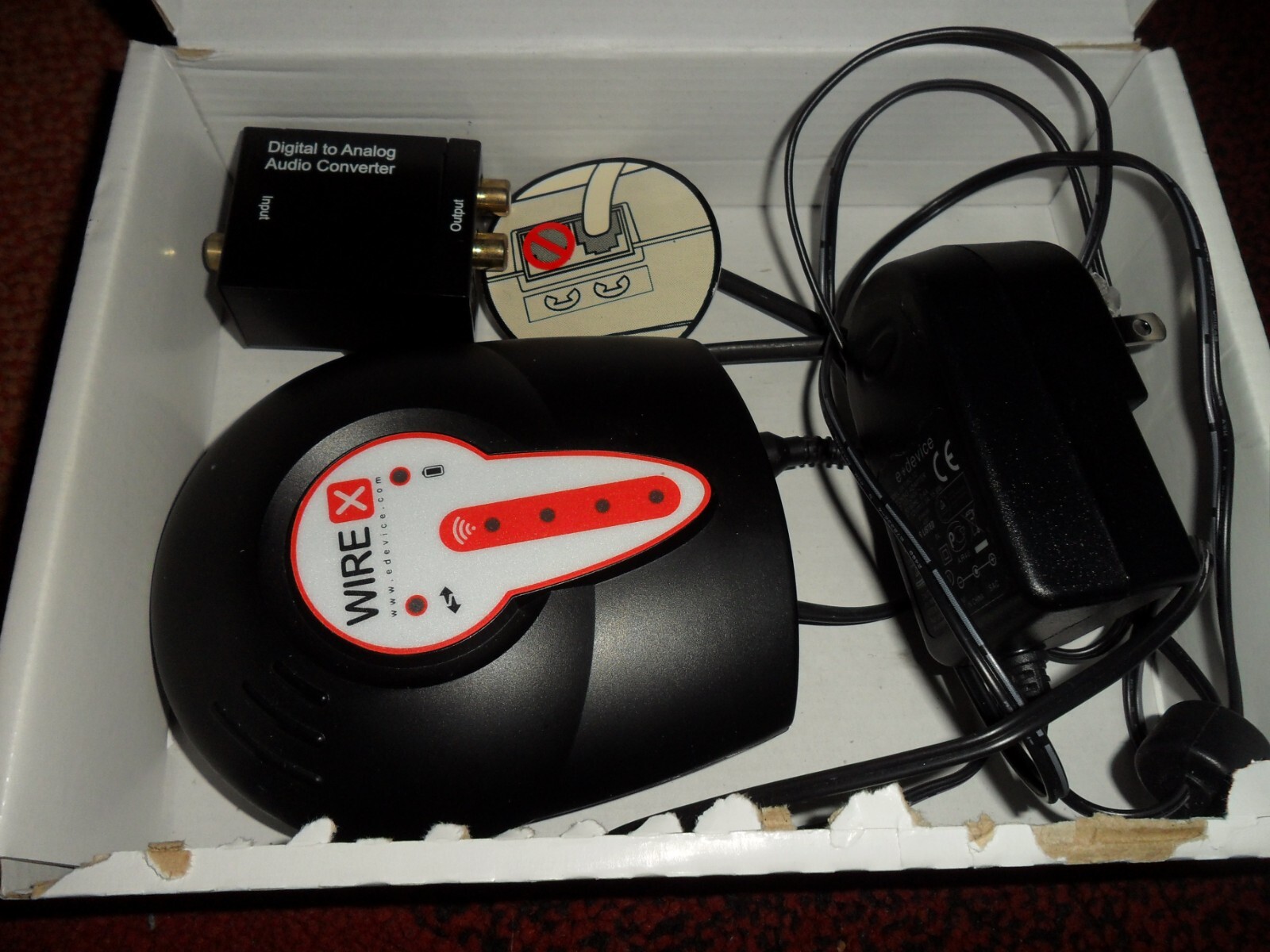 Wire X Analog to Wireless Converter Wirex3GLCMed01