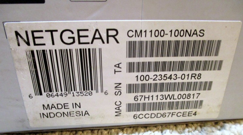 NETGEAR Nighthawk CM1100 Cable Modem