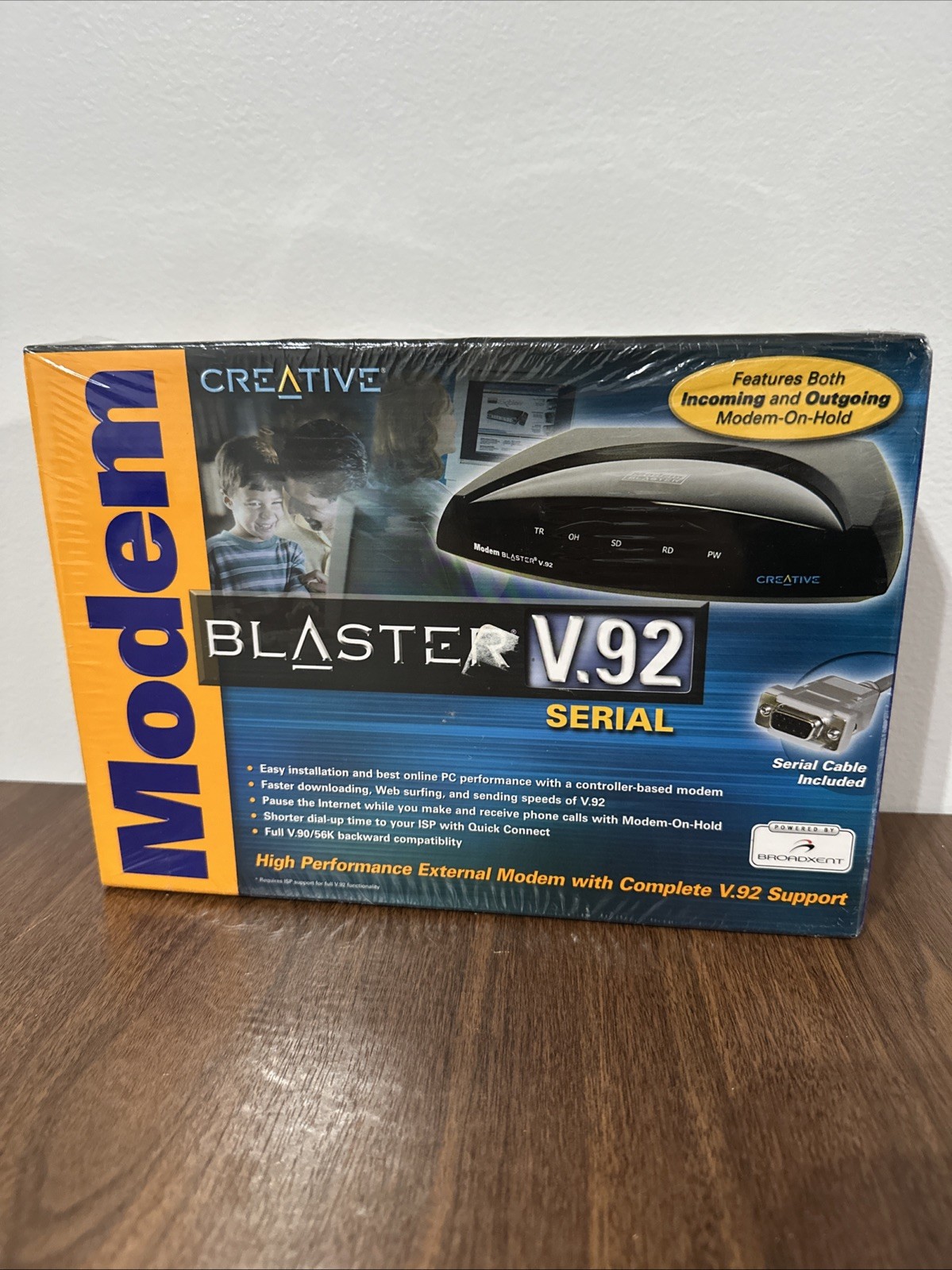 Unopened Creative Modem Blaster 56Kbps V.92 Serial Windows XP 2000 -Unopened
