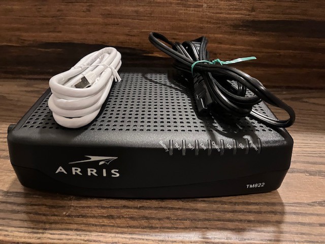 Arris TM822G DOCSIS 3.0 Cable Modem w/2 tel RJ11