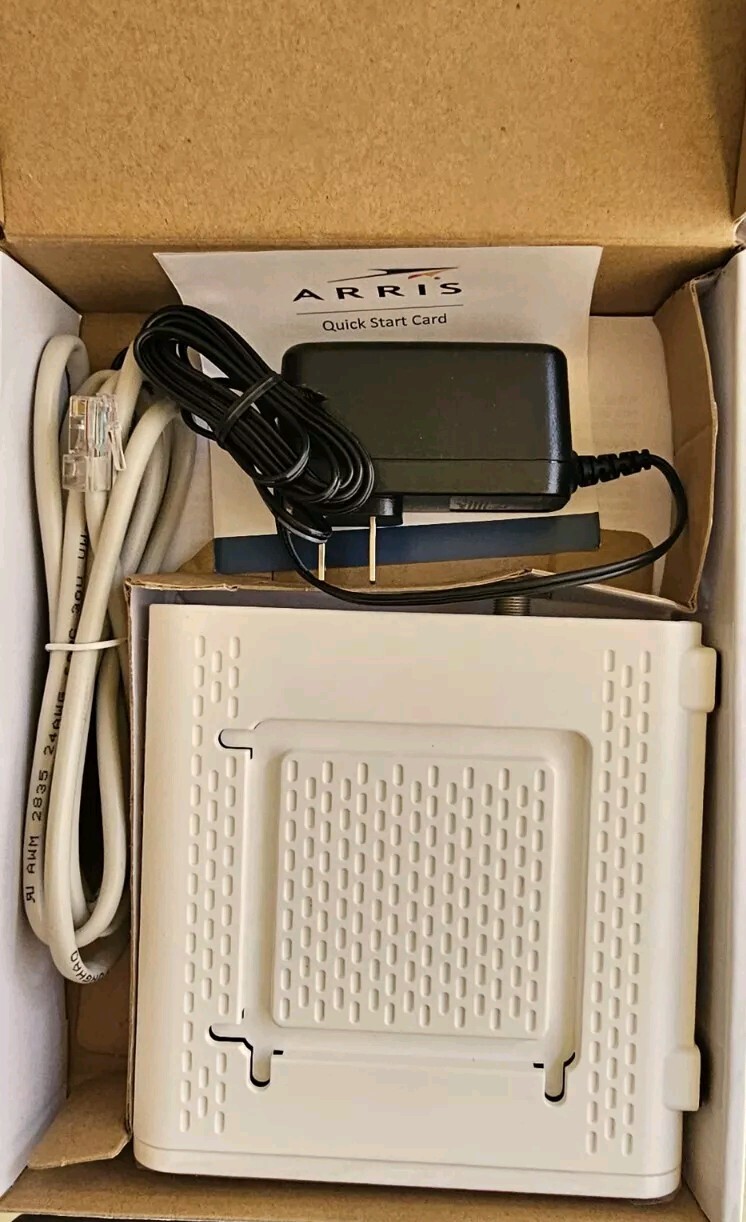 ARRIS Surfboard SB6190-RB DOCSIS 3.0 Cable Modem, White Open Box