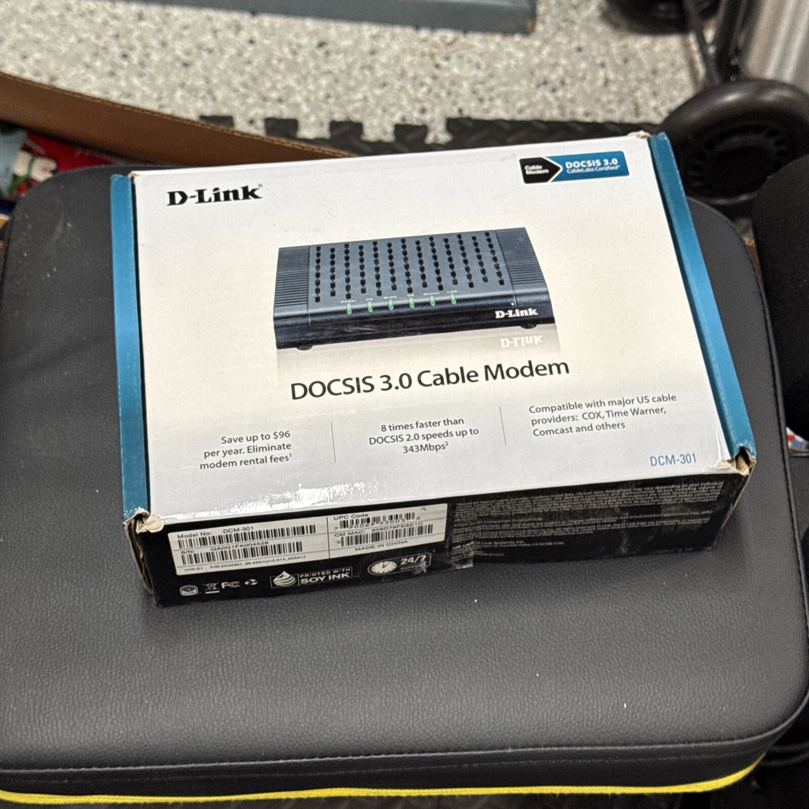 D-Link DCM-301 348.16 Mbps Cable Modem