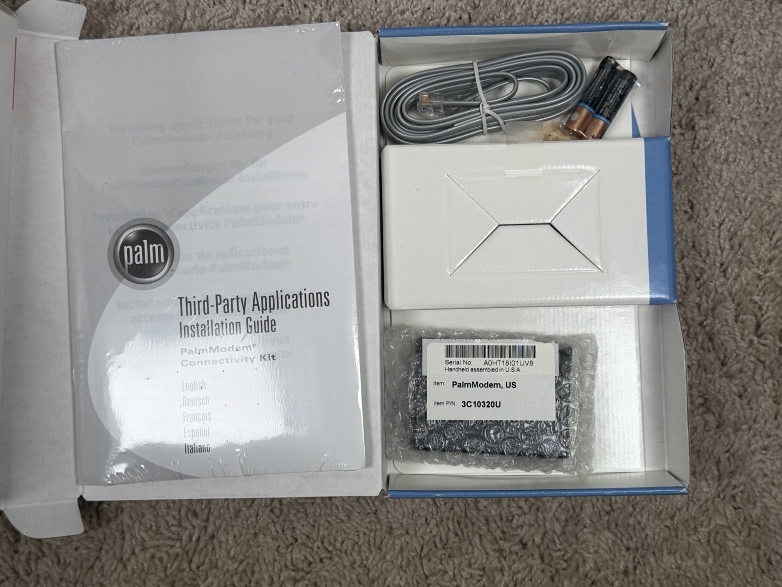 Palm V Modem & Connectivity Kit III Series * NEW* Vintage Handheld