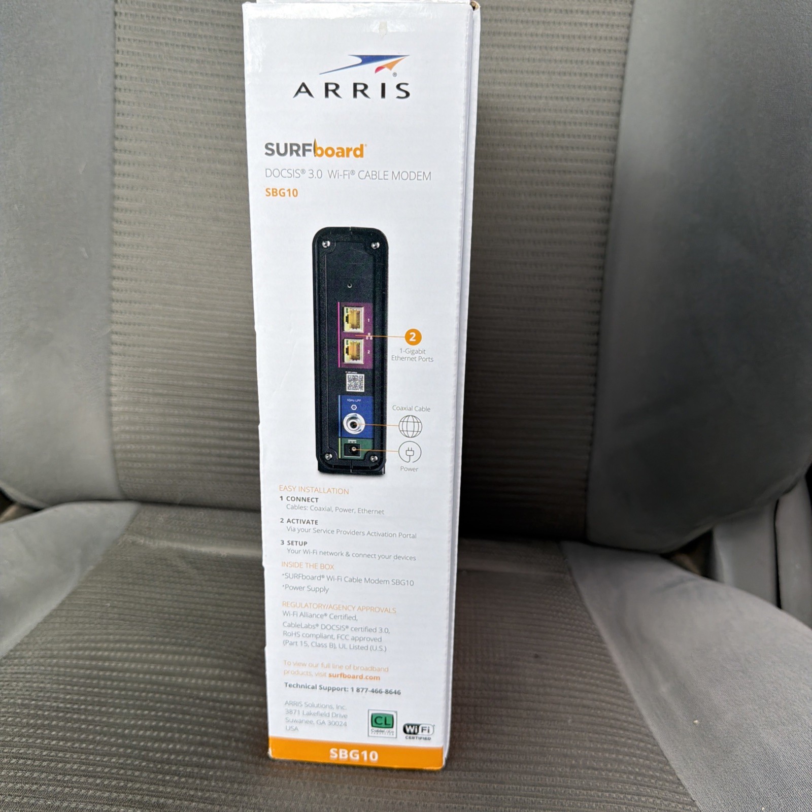 Arris Surfboard 2 Band SBG10 Wi-Fi Internet Cable Router Modem 2.4 and 5 ghz