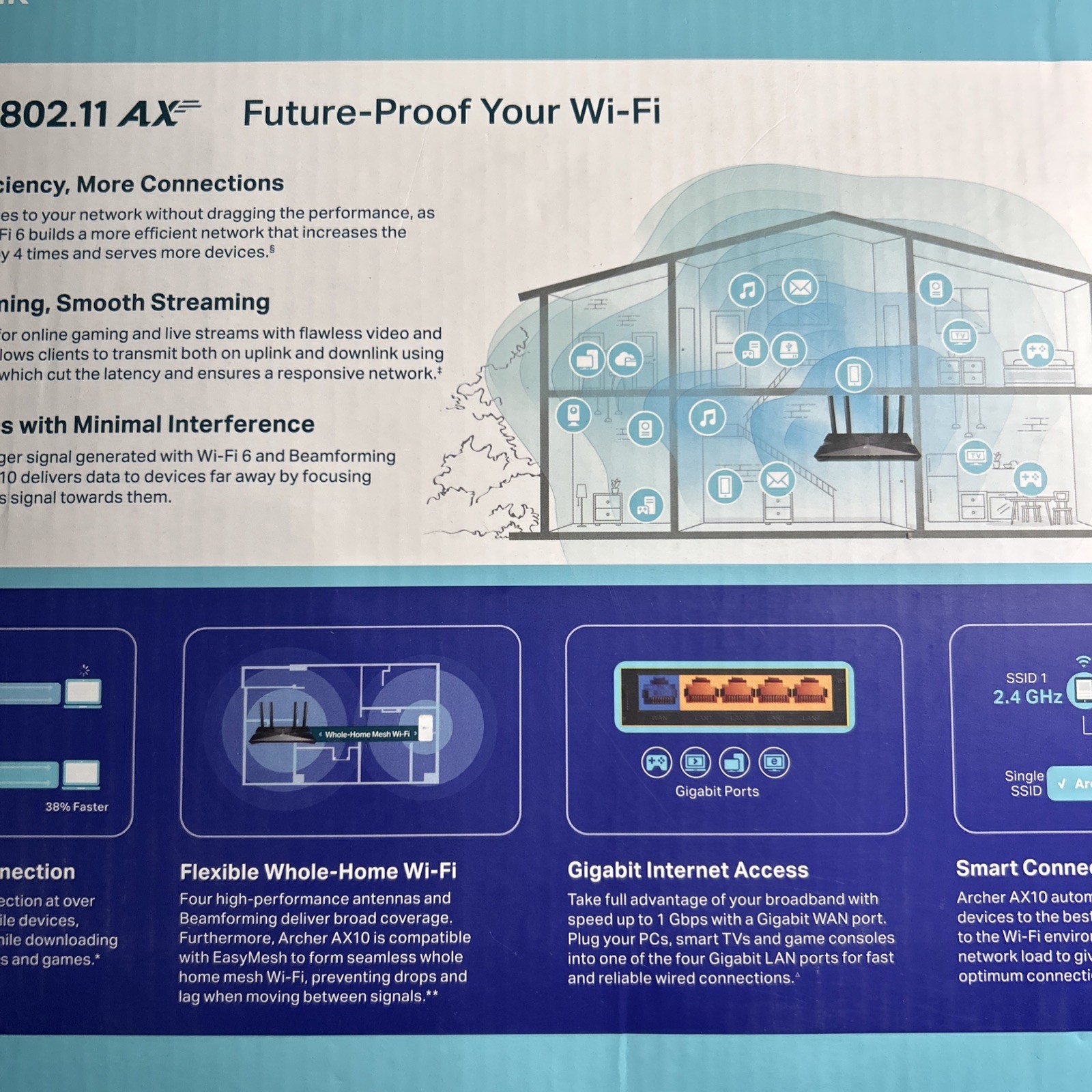TP-Link AX1800 Wifi 6 Router Archer AX21 Dual Band Wireless Router – NEW