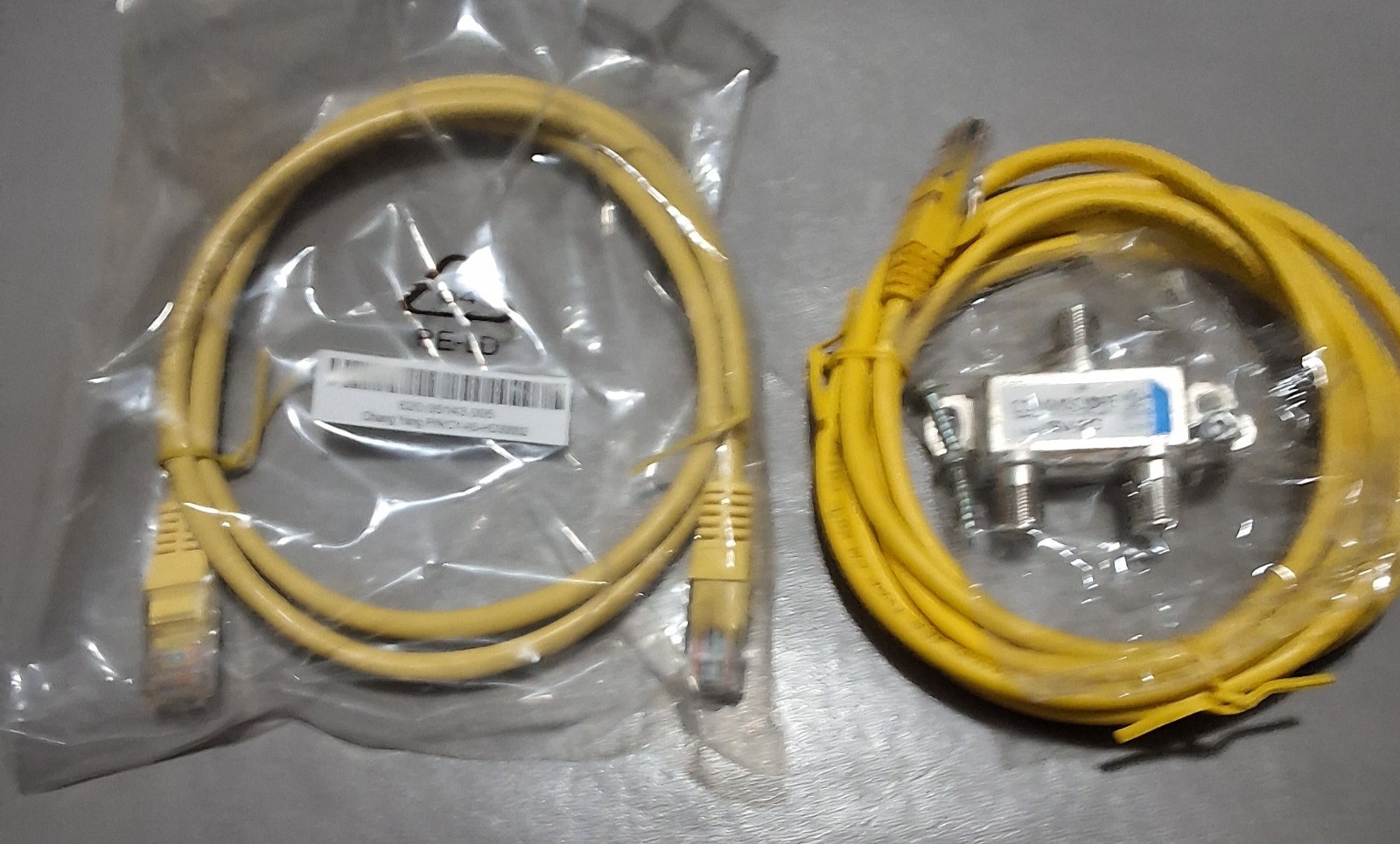 HSD Kit 12ft Coax Jumper, 2 Cat 5 Cables, 2 Way Splitter