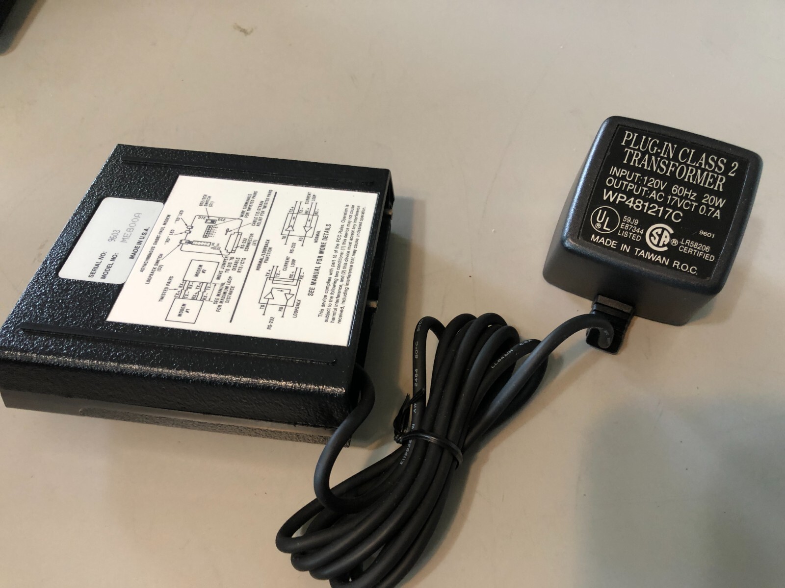 Black Box, ME Short Haul Modem, ME-800A