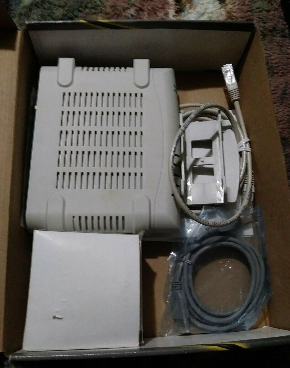 SMART ONE CABLE MODEM MODEL CMX300 WHITE MANUAL INCLUDED PC OR MAC