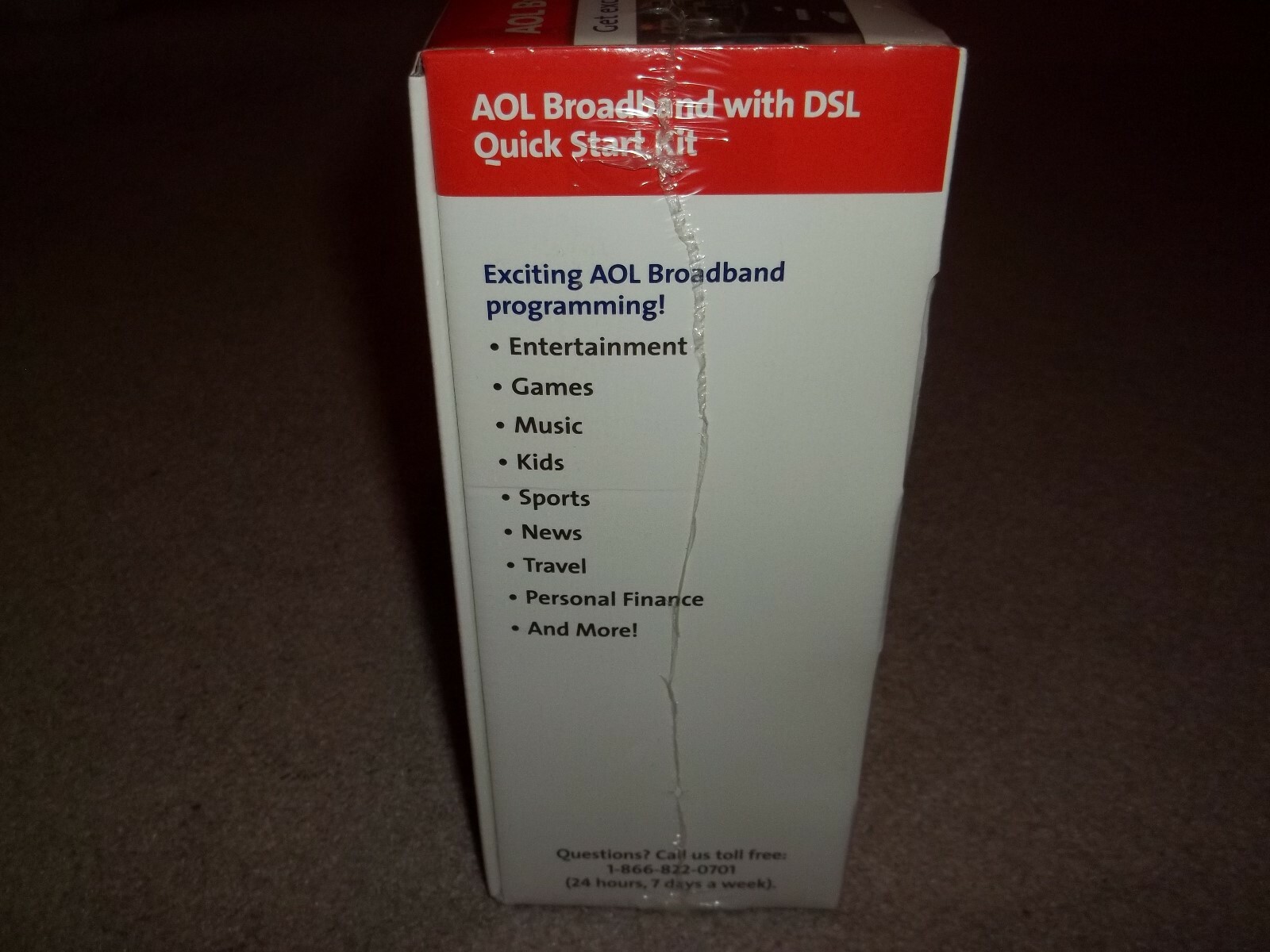 New Sealed Vintage Rare AOL Broadband w/ DSL Quick Kit Modem 2002 Action-Tec NIB