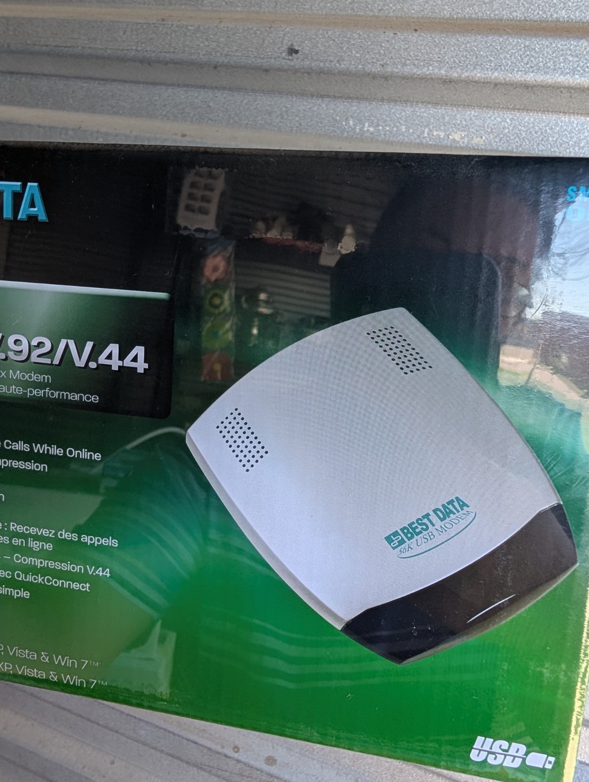 Best Data 56K External Modem High Performance Data Fax Modem Windows New