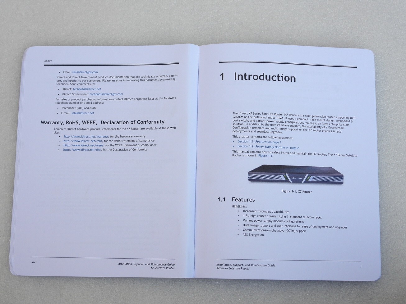 MINT iDIRECT EVOLUTION X7 SERIES SATELLITE REMOTE ROUTER MODEM – USA