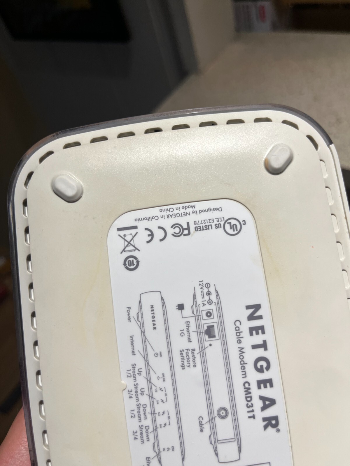 NETGEAR CMD31T Cable Modem
