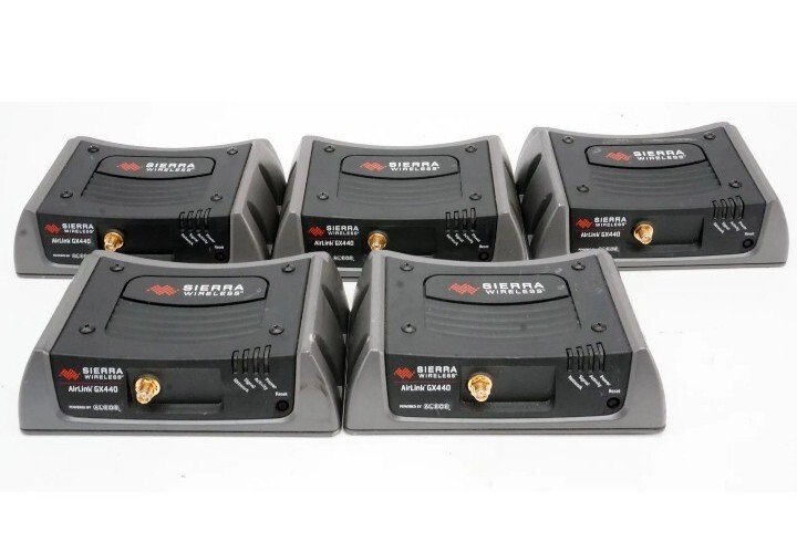 5x Sierra Wireless Airlink GX440, 4G LTE, Cellular Intelligent Gateway – Verizon