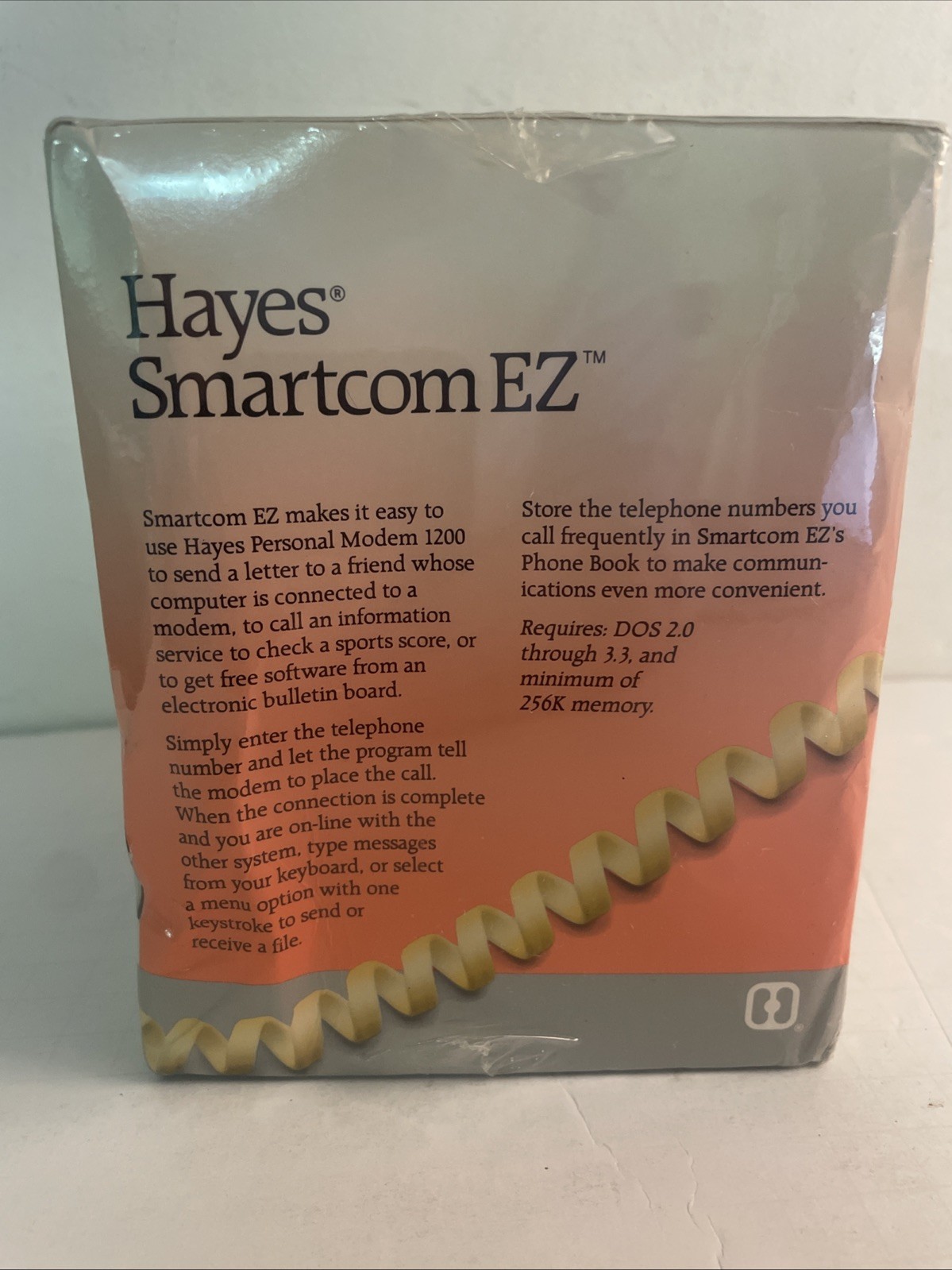 Vintage HAYES Personal Modem 1200 & Smartcom EZ in box Factory Sealed & NEW