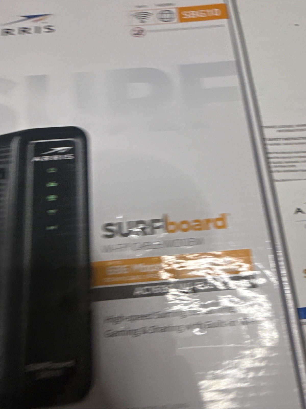 ARRIS SURFboard SBG10 DOCSIS 3.0 Cable Modem & AC1600 Wi-Fi (ONLY FOR PARTS)