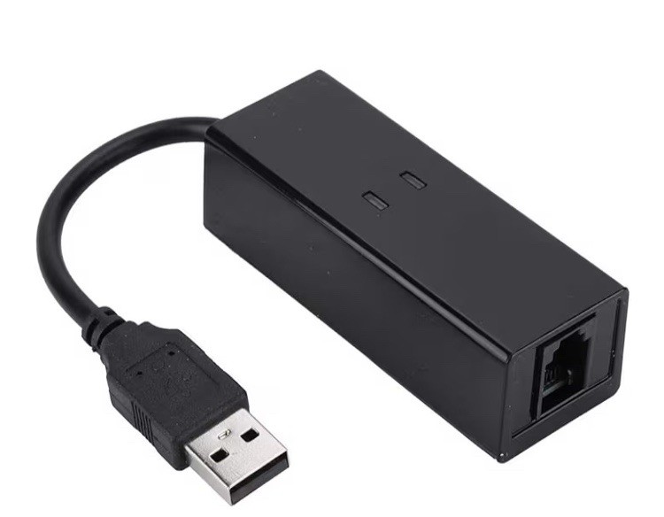 RJ11 Port USB 2.0 56K External Dial Up Voice Fax Data Modem Win 7/8/10 V.92/V.90