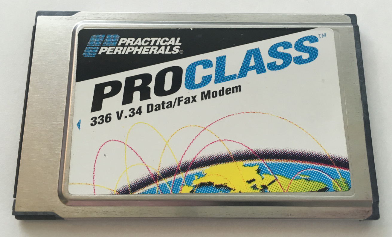 Practical Peripherals – Pro Class 366 V.34 Data/Fax Modem Model 5352US Ver. 4M40