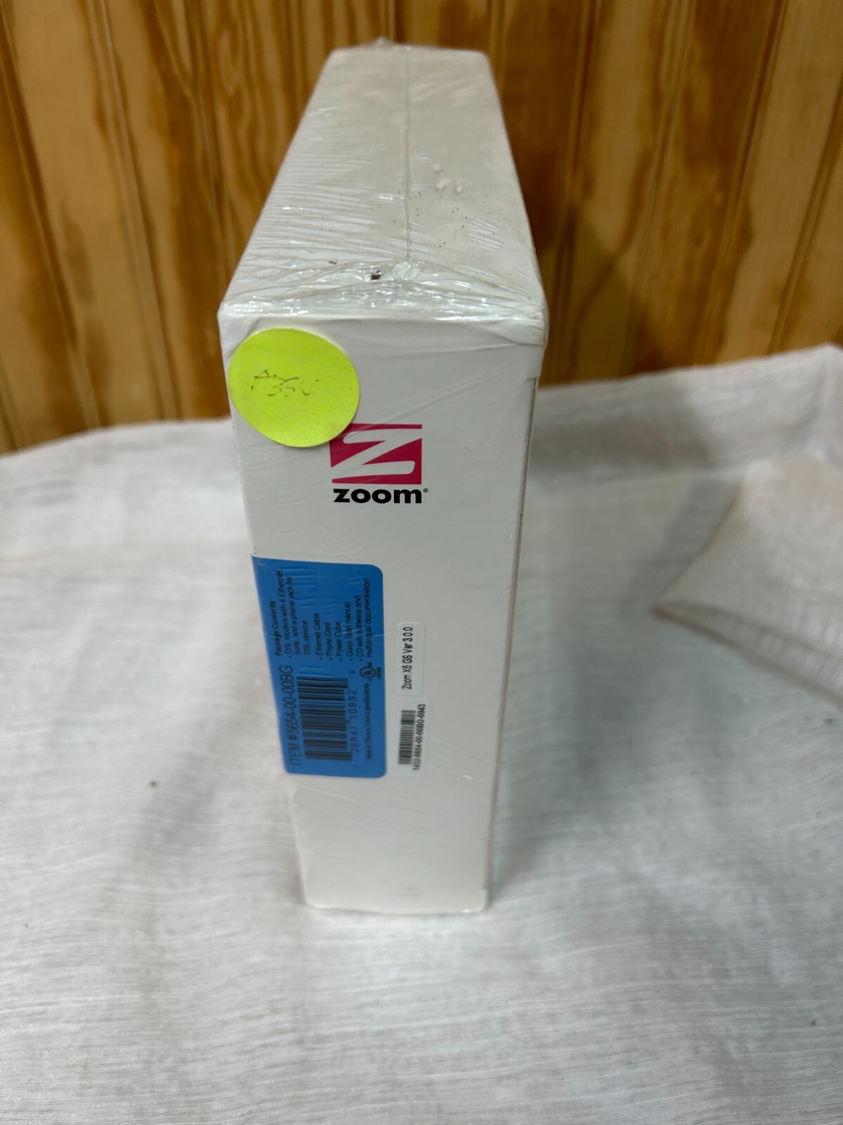 Sealed Zoom X5 DSL 2/2+ 4-Port Ethernet Modem Model 5654 Gateway Router