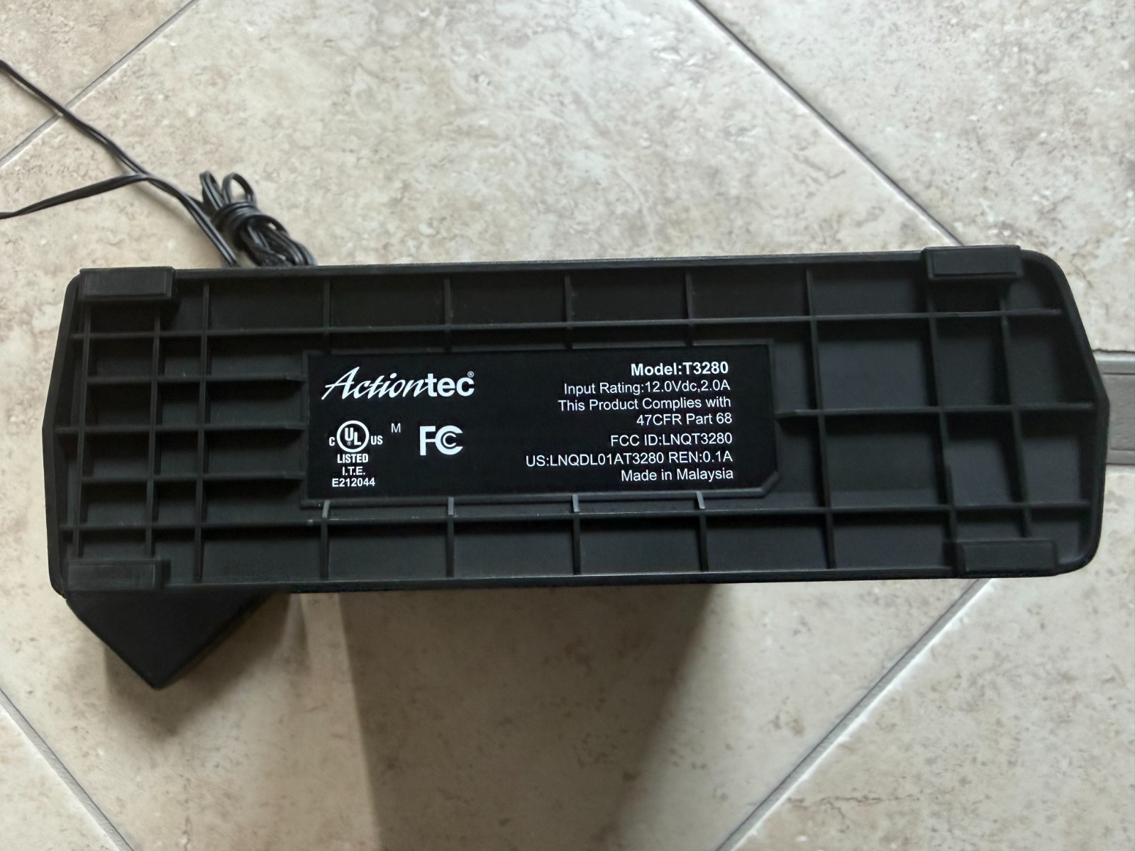 Actiontec Kinetic Windstream T3280 VDSL2 WiFi 6 Modem with Power Supply