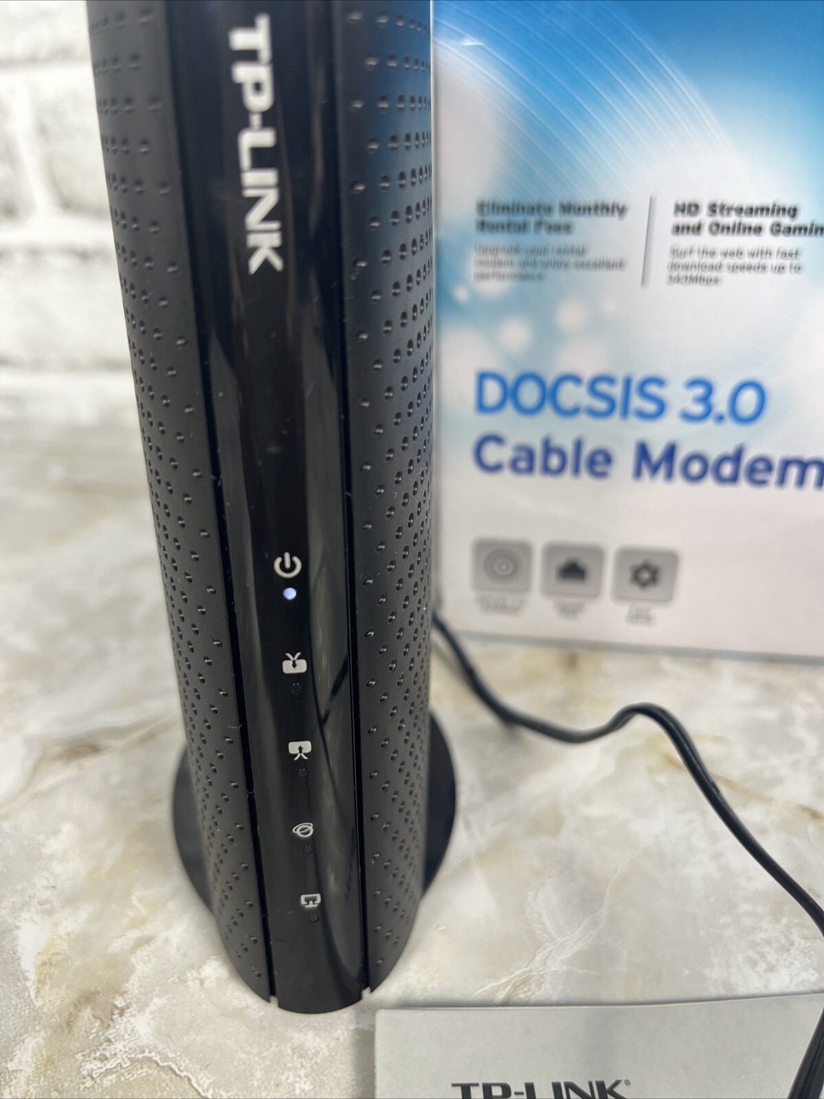 TP-Link TC-7610 DOCSIS 3.0 High Speed Cable Modem Max 343 Mbps Xfinity Comcast