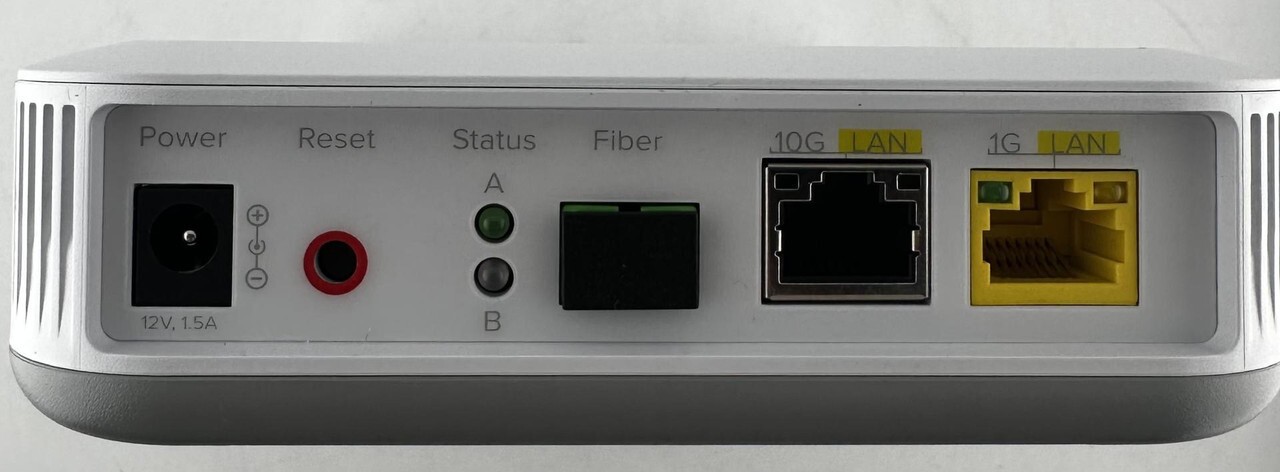 QUANTUM FIBER INTERNET Q1000K SMARTNID MODEM W/ WALL FIBER SPOOL BRACKET