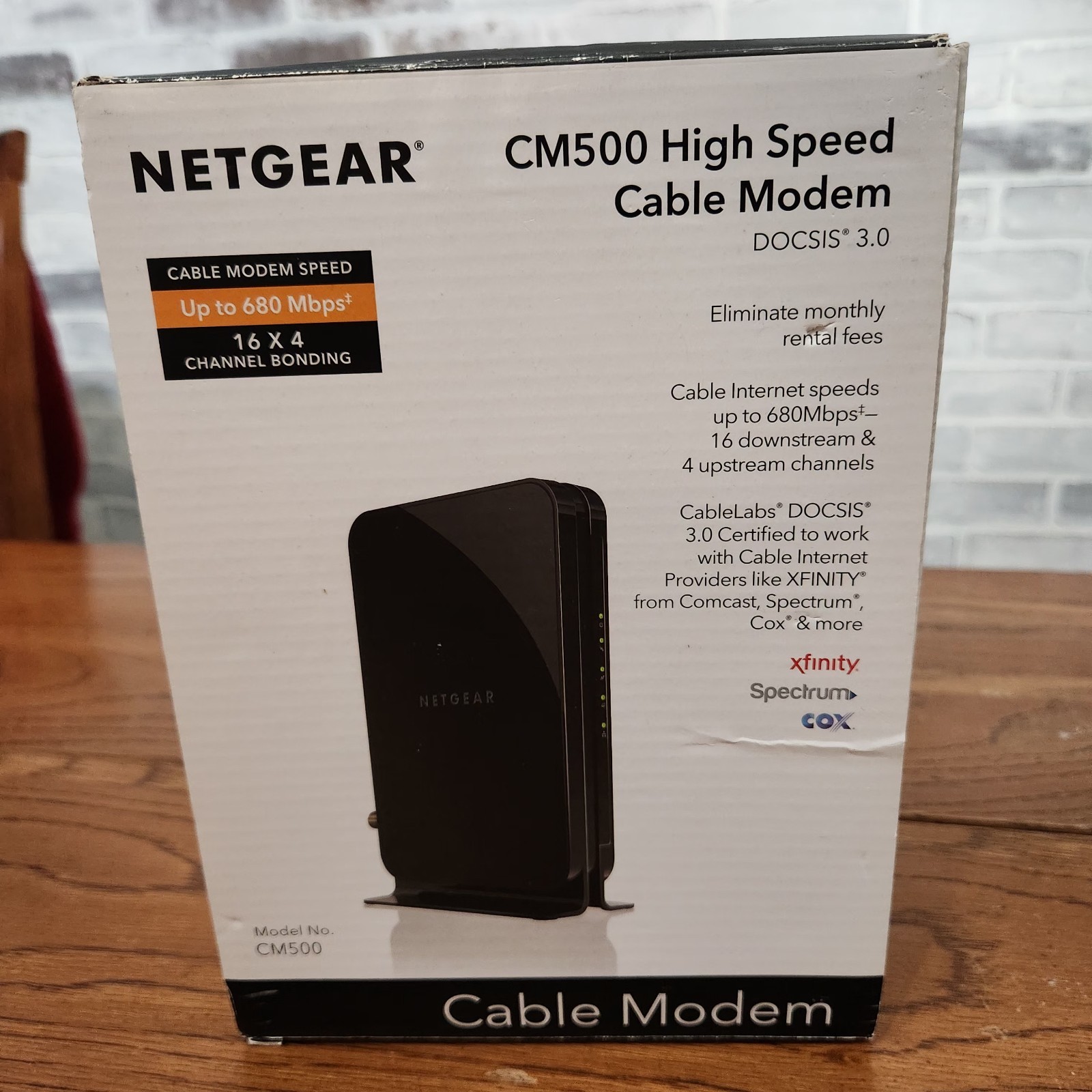 Netgear CM500 High Speed Cable Modem Docsis 3.0