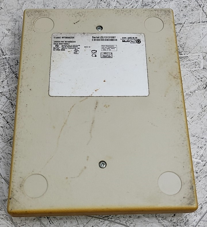 MULTITECH MT5656ZDX MultiModem ZDX V.92 Data/Fax Modem 56KBPS SEE NOTES