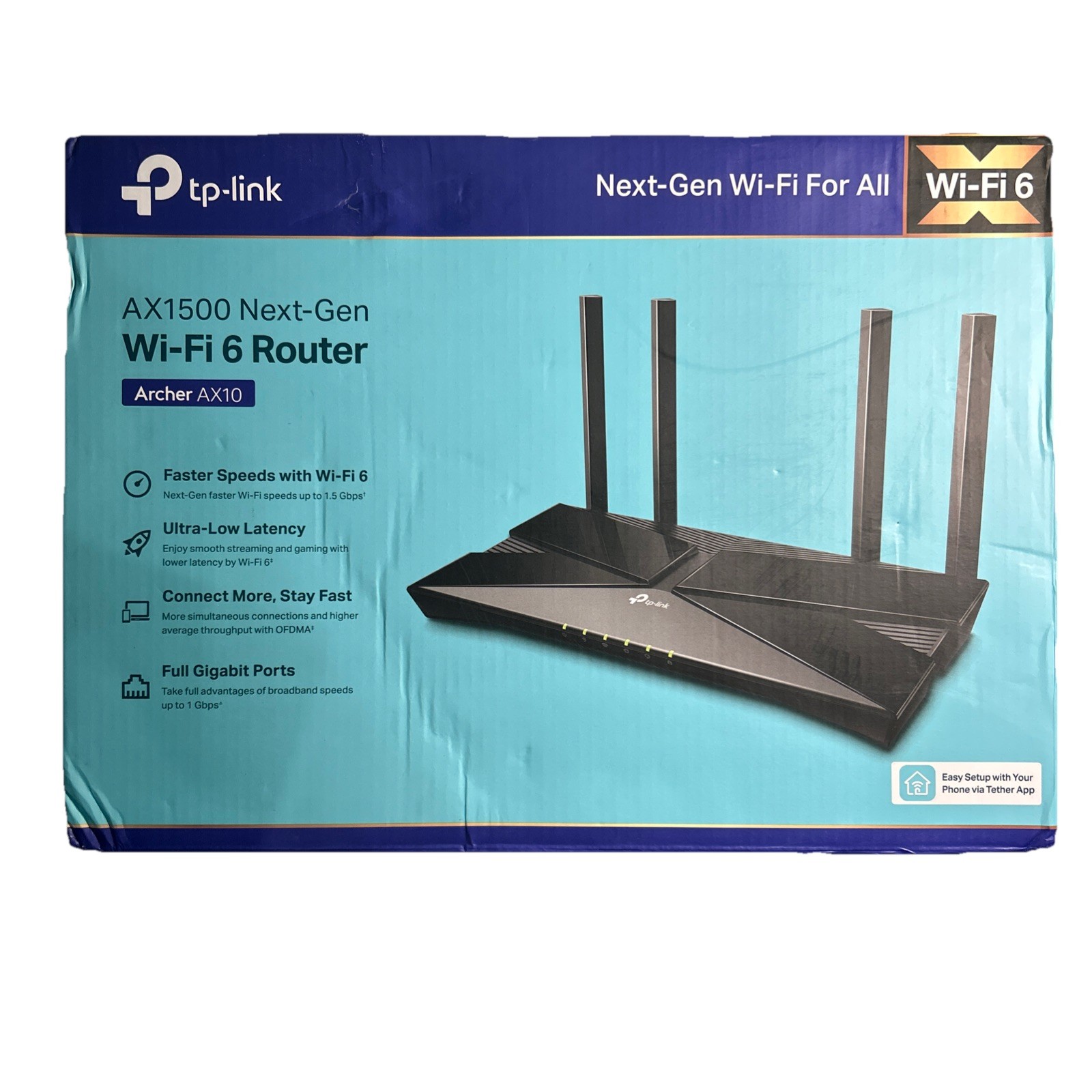 TP-Link AX1800 Wifi 6 Router Archer AX21 Dual Band Wireless Router – NEW