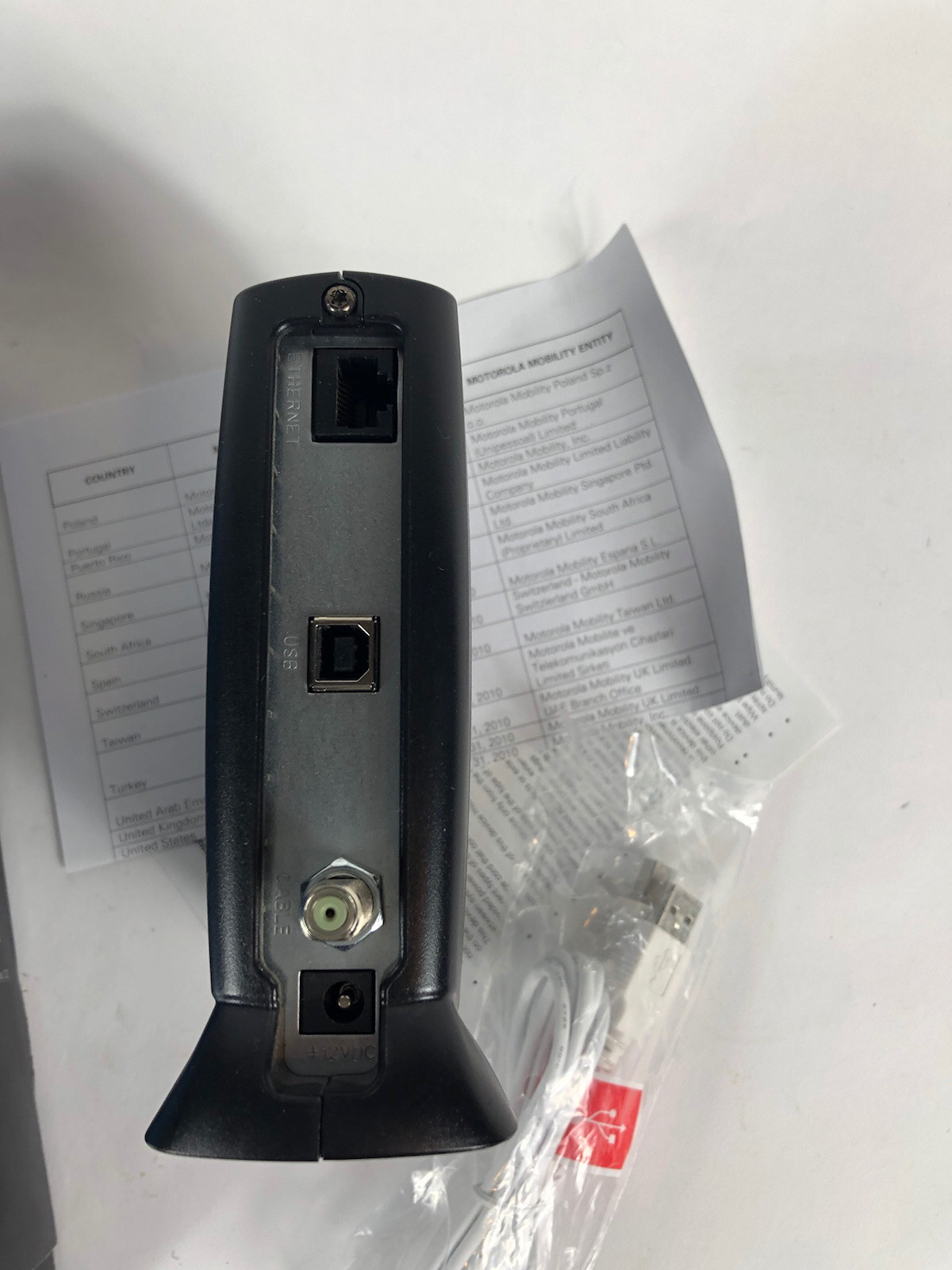 Motorola Surfboard Cable Modem SB5101U