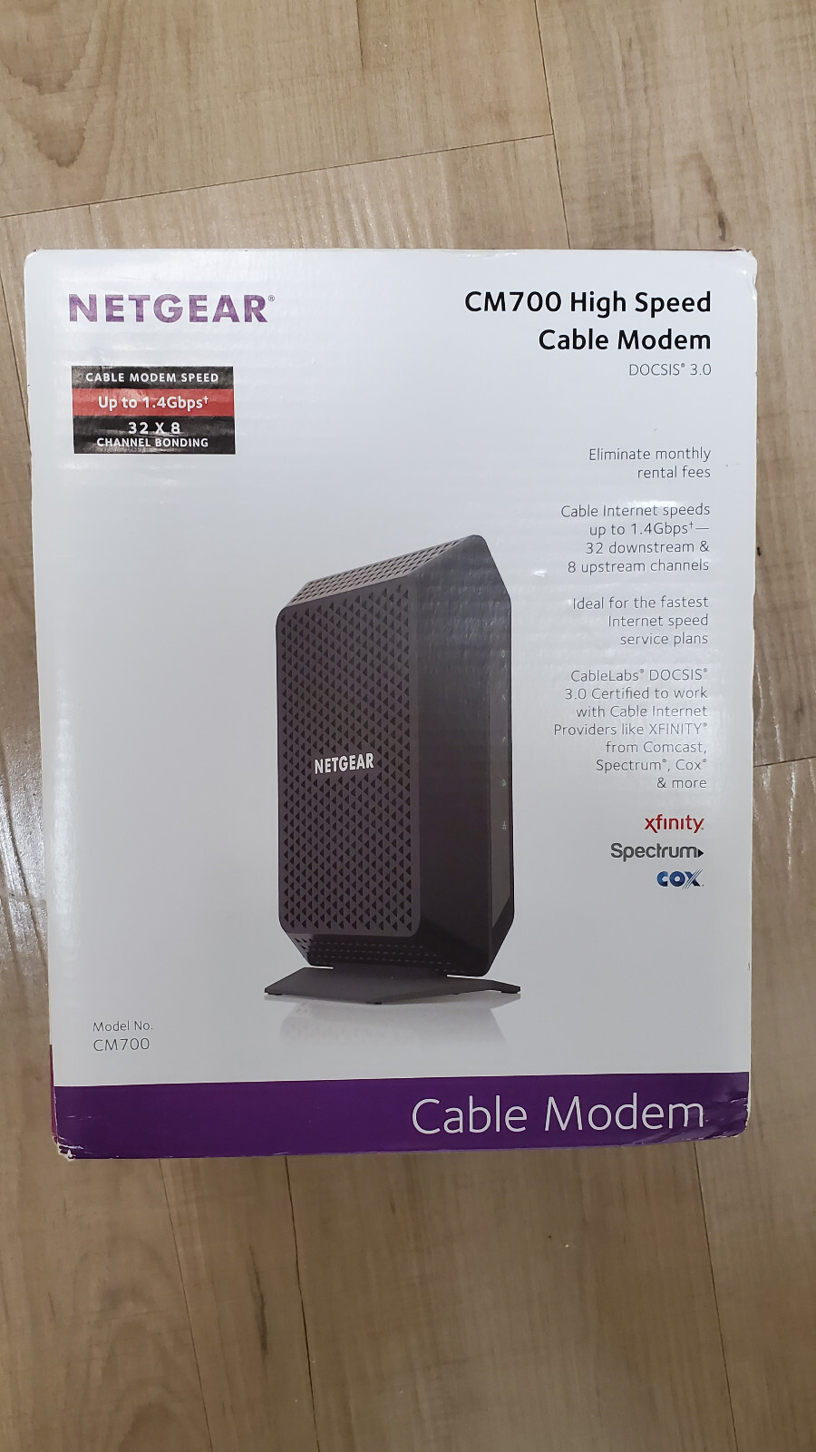 NETGEAR CM700-100NAS Cable Modem