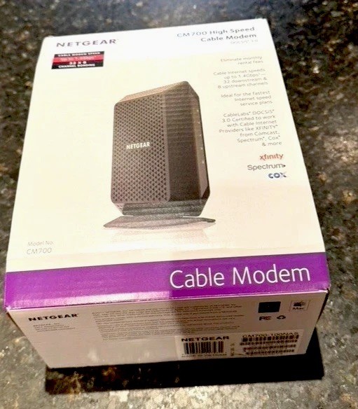 NETGEAR CM700 Cable Modem Doc SIS 3.0 Xfinity Spectrums Cox up to 800Mbps