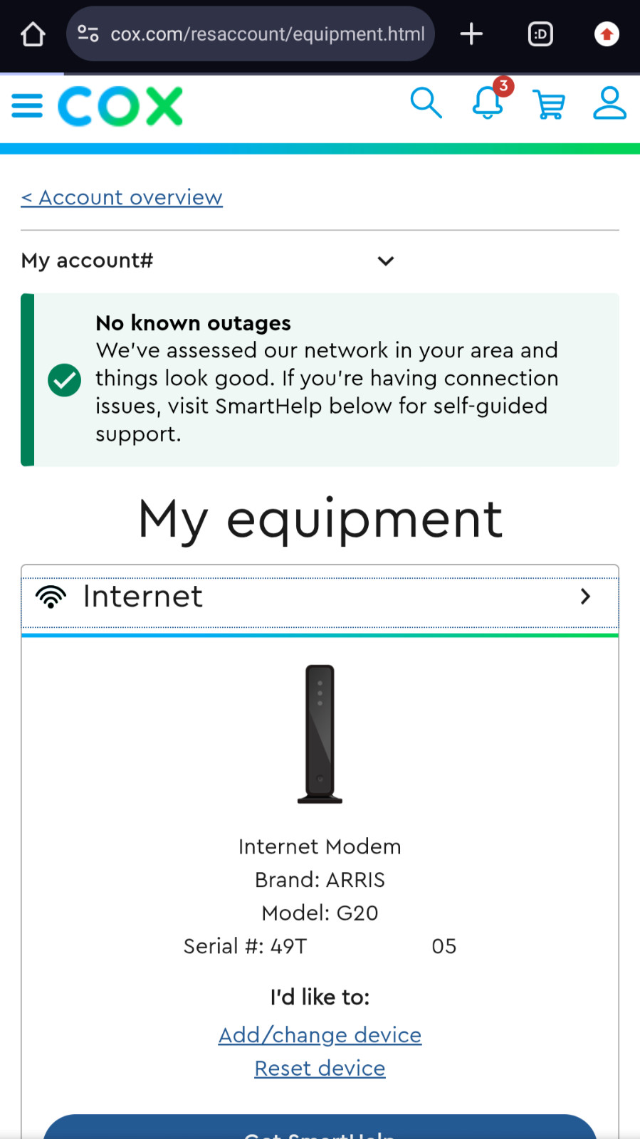 ARRIS G20 DOCSIS 3.1 Cable Modem & AX3000 WiFi 6 Router +WrtyThru 2/20/27+TESTED