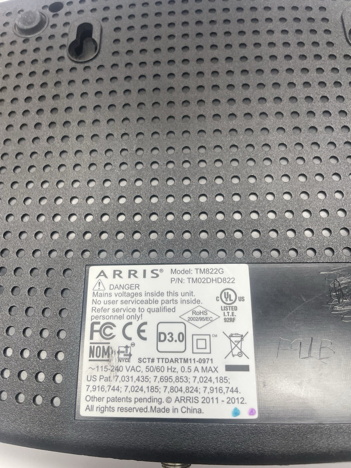 ARRIS Touchstone Telephony Cable Modem TM822G