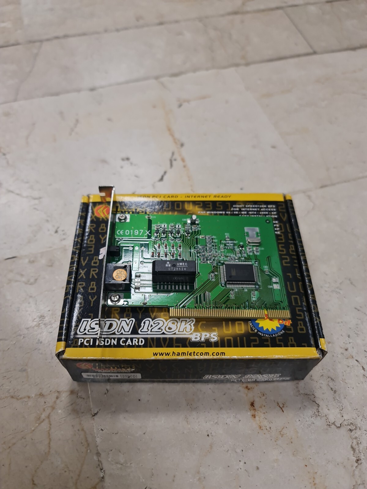 ISDN PCI CARD MODEM – HAMLET, High Speed 128Kbps 32Bit WITH BOX