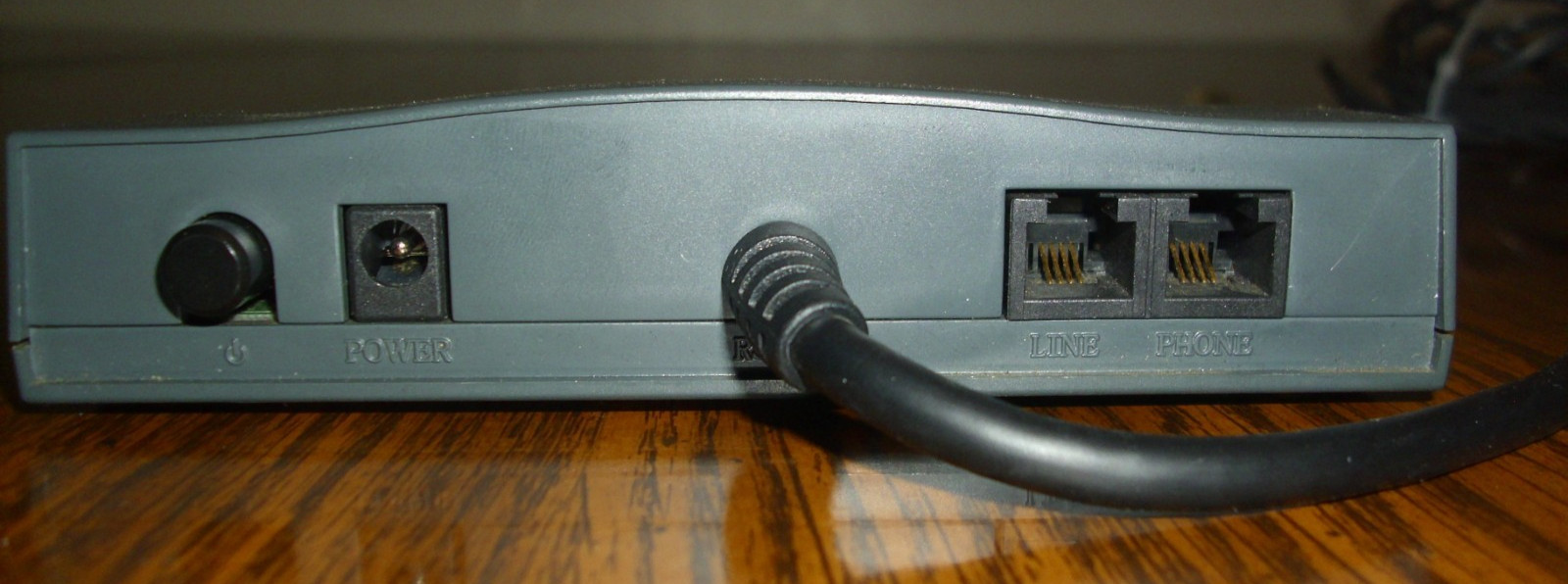 Action Tec 56K External Modem – EX560LKA with Disc , Phone & Power cords-Works