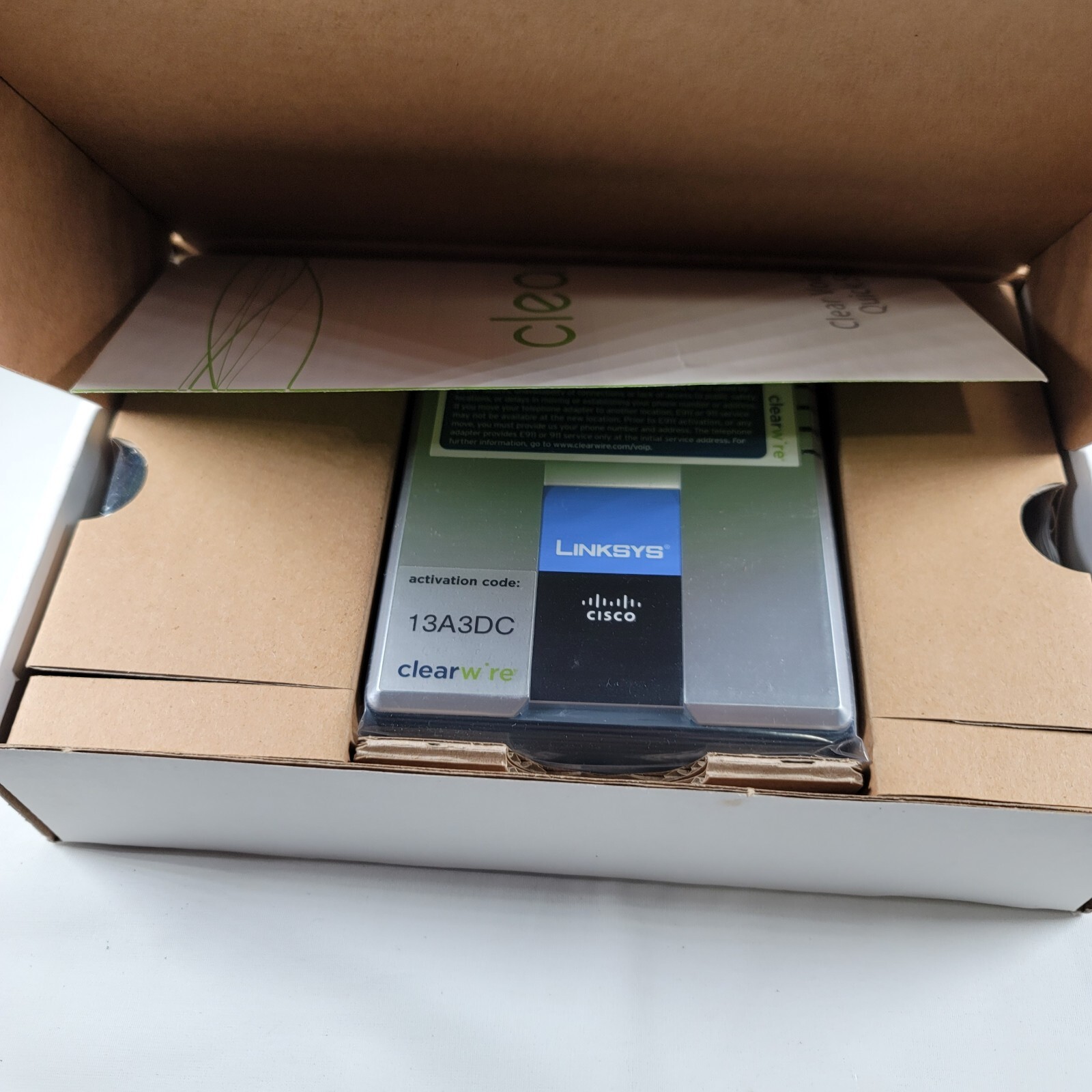 Linksys Single Port Router with 2 Phone Ports SPA2102-NA. Bought New Never Used.