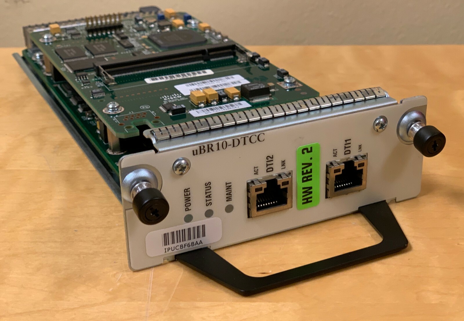 Cisco UBR10-DTCC REV 02 ** UPGRADED Card, Robust, Failure Resistant ** DTCC