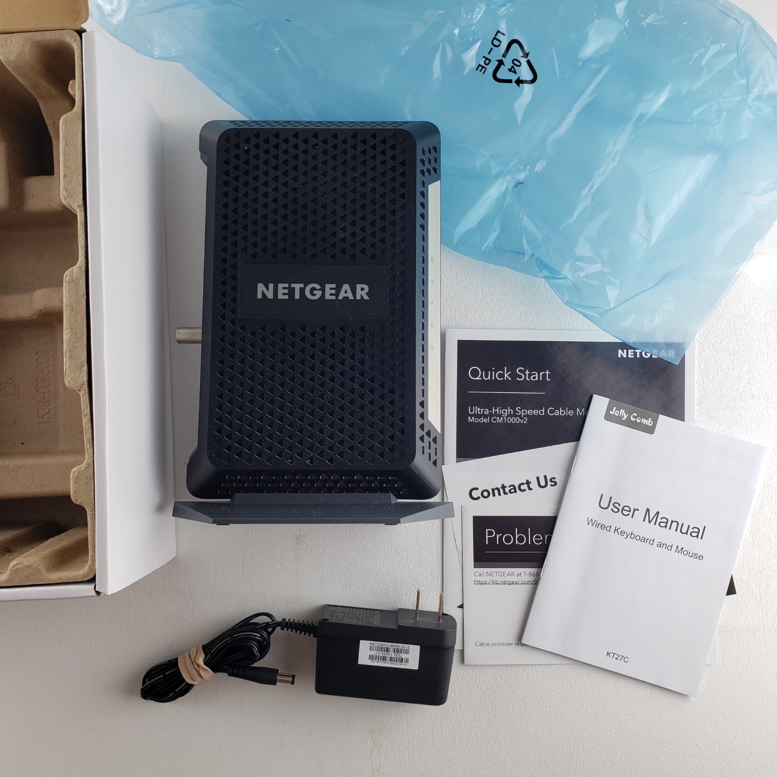 NETGEAR Cable Modem CM1000 Ultra-High Speed DOCSIS 3.1