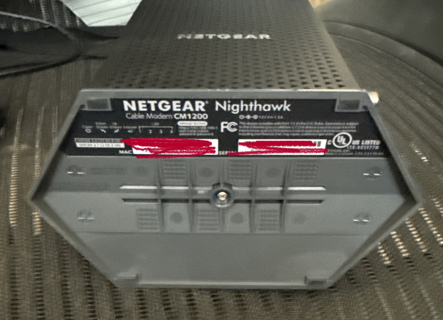 NETGEAR Nighthawk CM1200-100NAS DOCSIS 3.1 Cable Modem