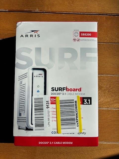 ARRIS SURFboard SB8200 DOCSIS 3.1 Cable Modem + Netgear N300 WiFi Range Extender