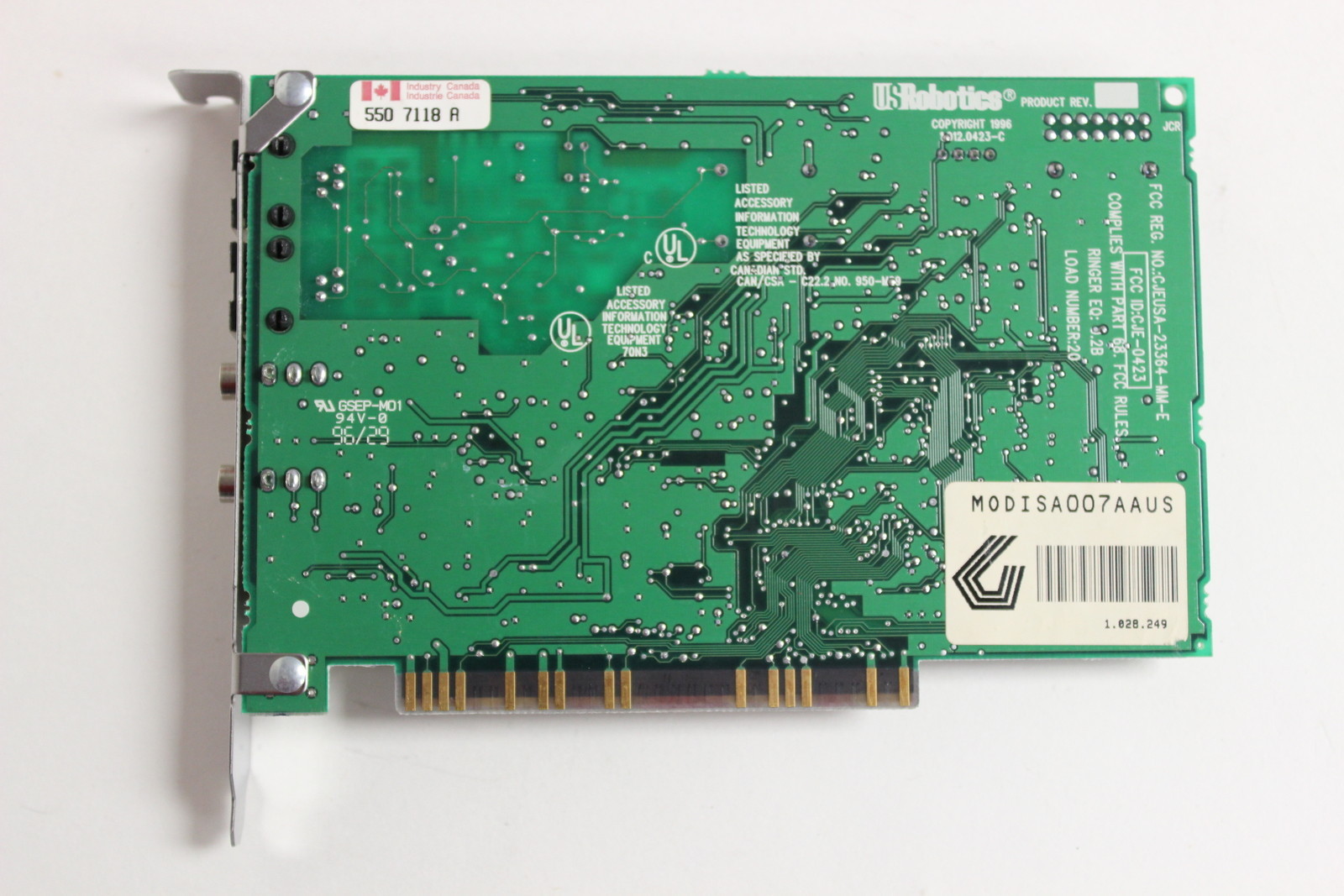 GATEWAY MODISA007AAUS TELEPATH 28.8 ISA INTERNAL MODEM US ROBOTICS MODEL 0423
