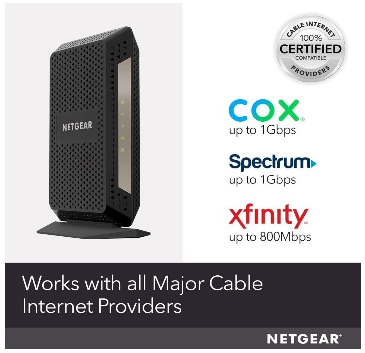 Netgear CM1000v2  High-Speed Cable Modem – Black -[LN]™