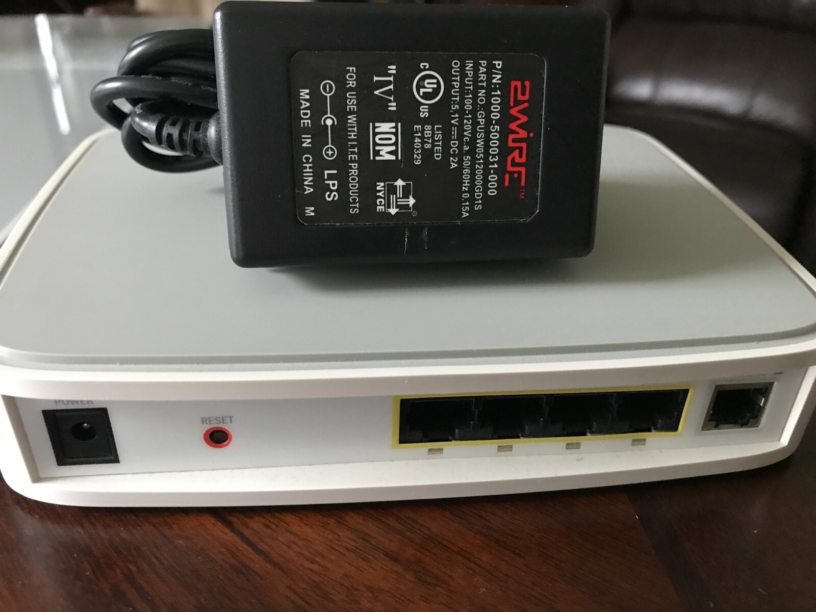 AT&T 2-Wire Internet Box with Power Supply