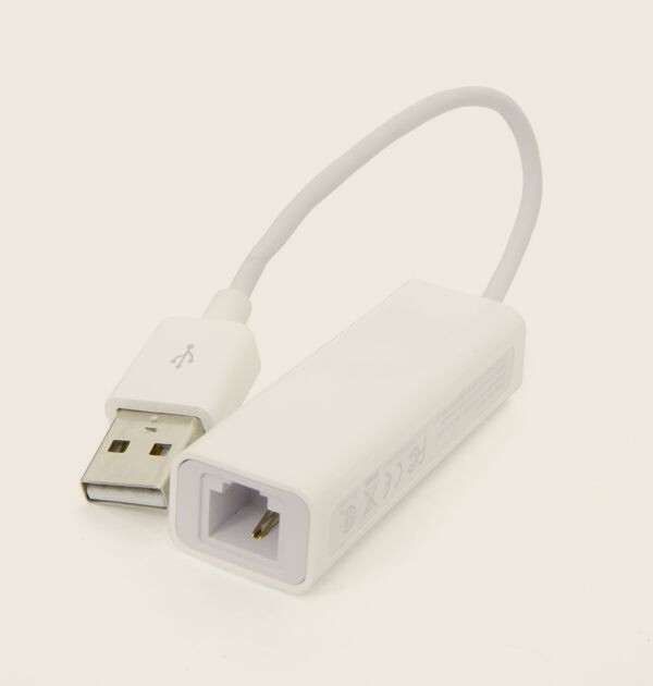 Genuine Apple USB External Dial-up v.92 56kbps Fax Modem MA034Z/A
