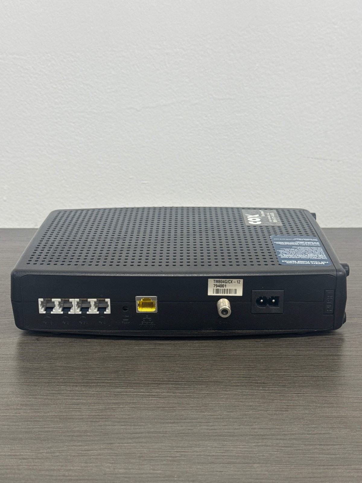 ARRIS Touchstone TM804G DOCSIS 3.0 Cable Telephone Modem Used